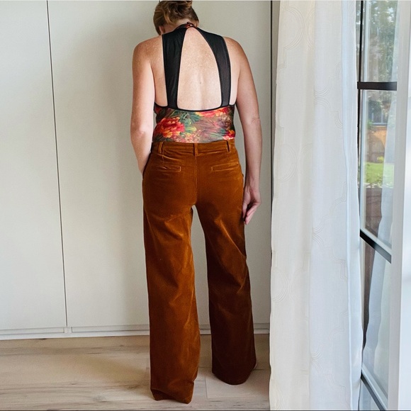 ModCloth The Madison Corduroy Pants, Ginger 8 NEW - Picture 4 of 14